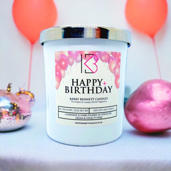 Birthday candle gift with lid