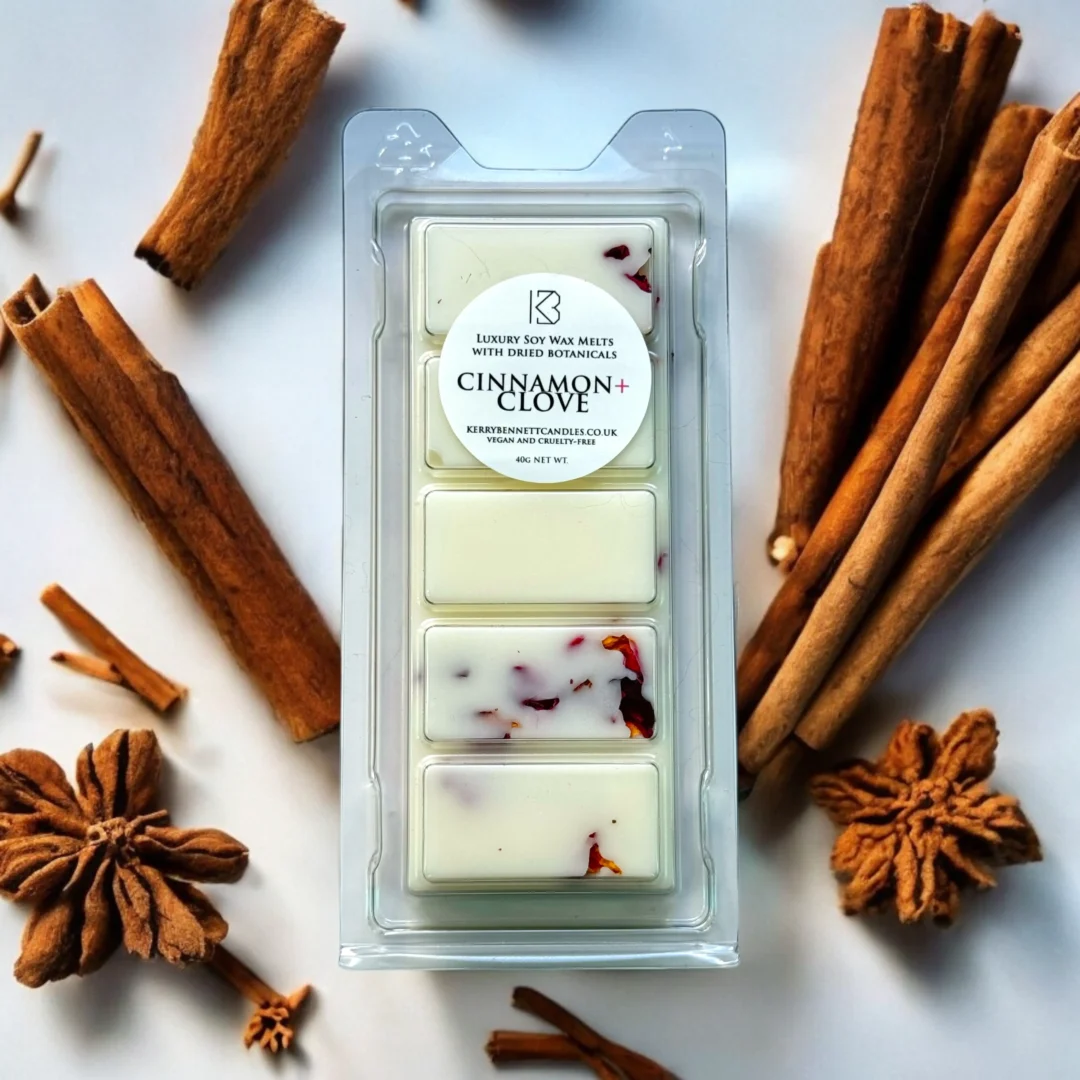 Cinnamon and Clove Wax Melt Snap Bar Winter Scented Wax Melts