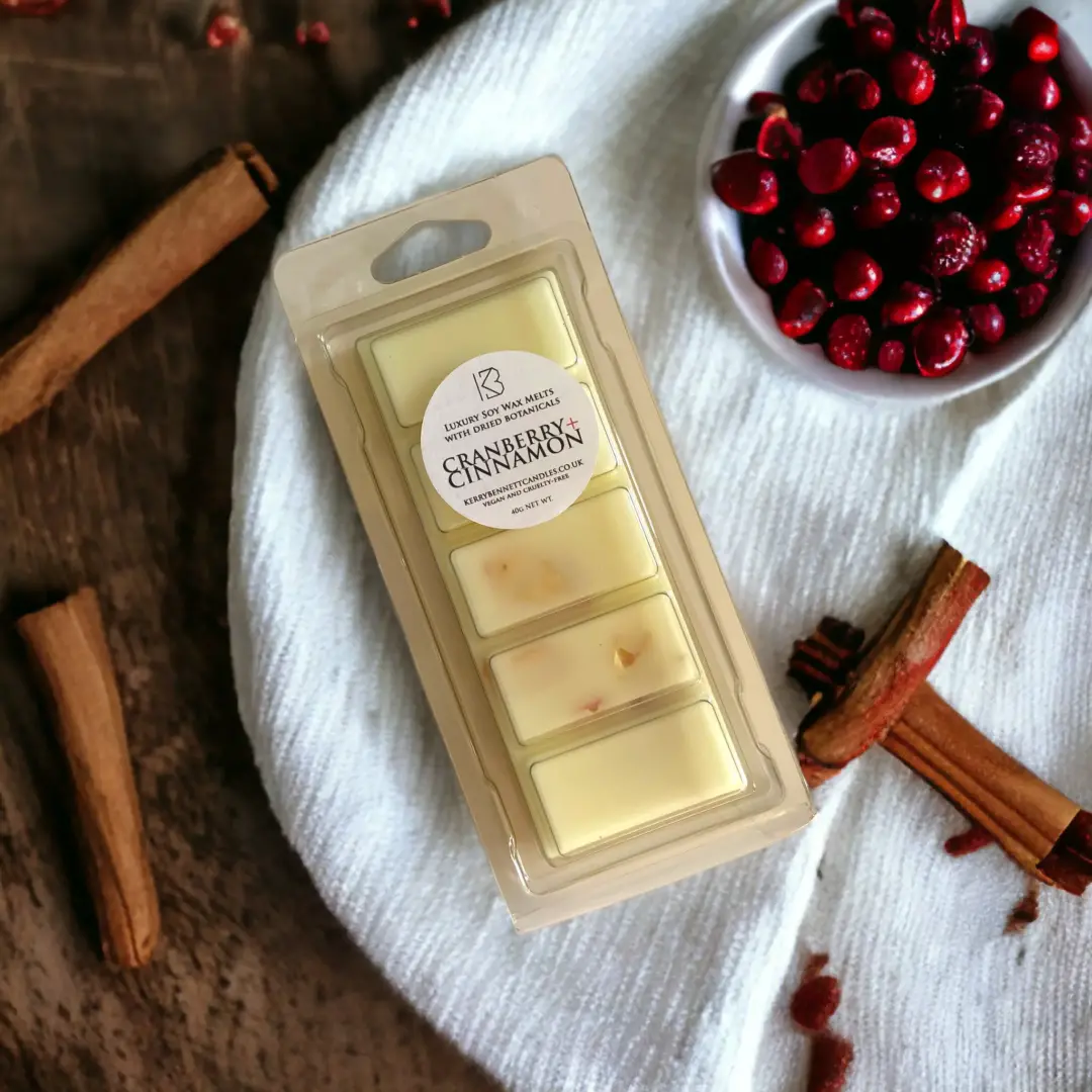 Cranberry Cinnamon Wax Melts Highly Scented Long Lasting Wax Melts